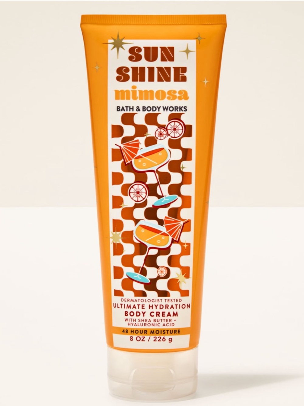 Bath & Body Works Sun Shine Mimosa Ultimate Hydration Body Cream NEW FULL size